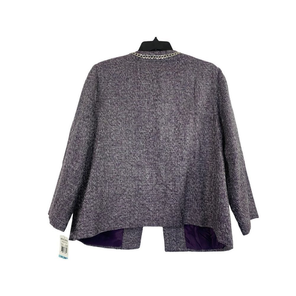 Alfred Dunner Women's Icy Blazer - Picture 3 of 8